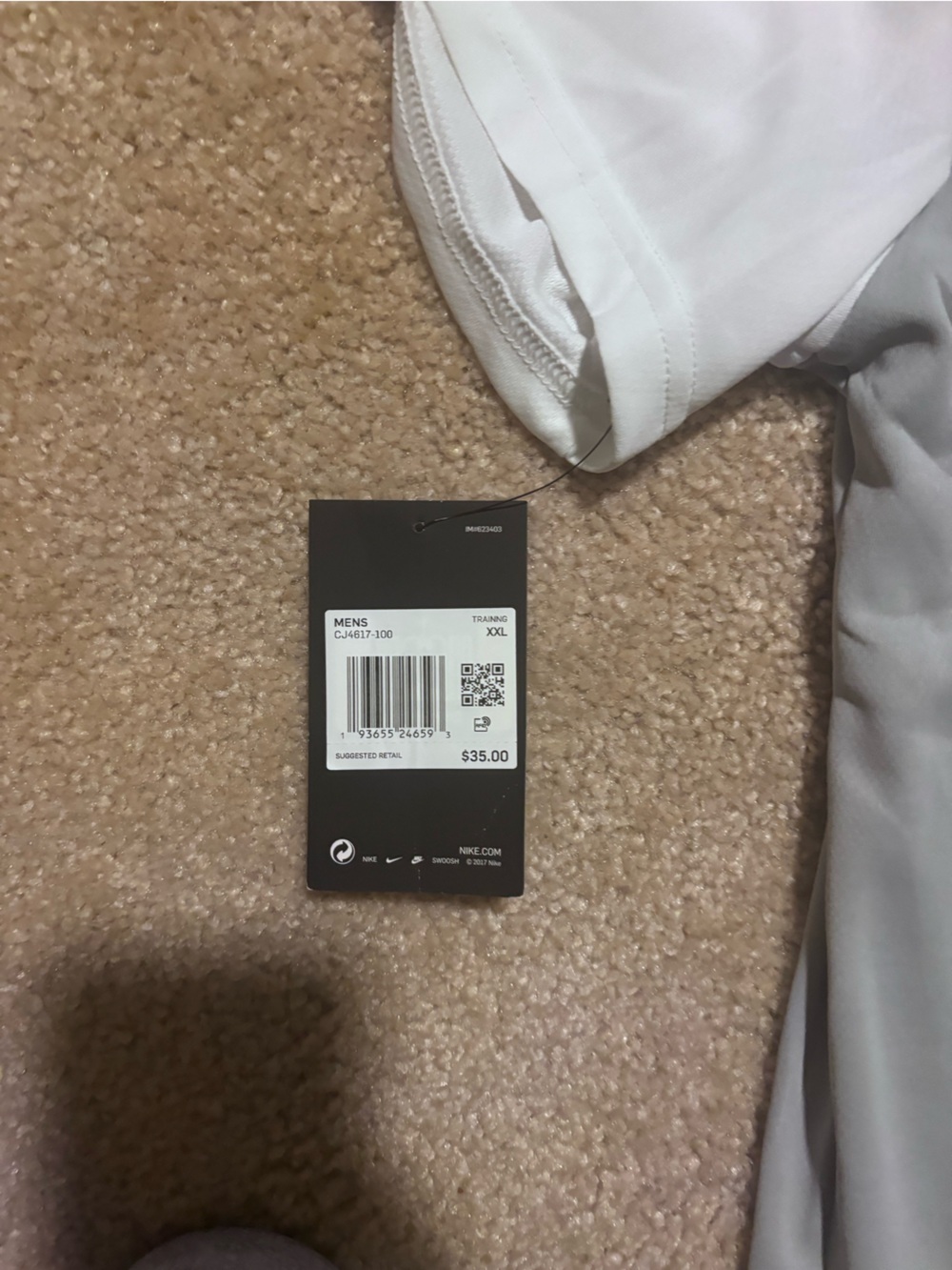 Nike White Duvet Cover - Clean Modern Bedding
